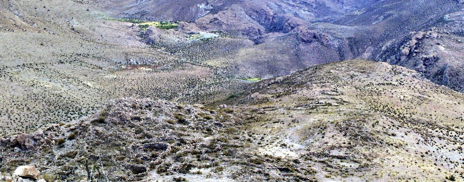 Paisaje del Pucará de Saxamar